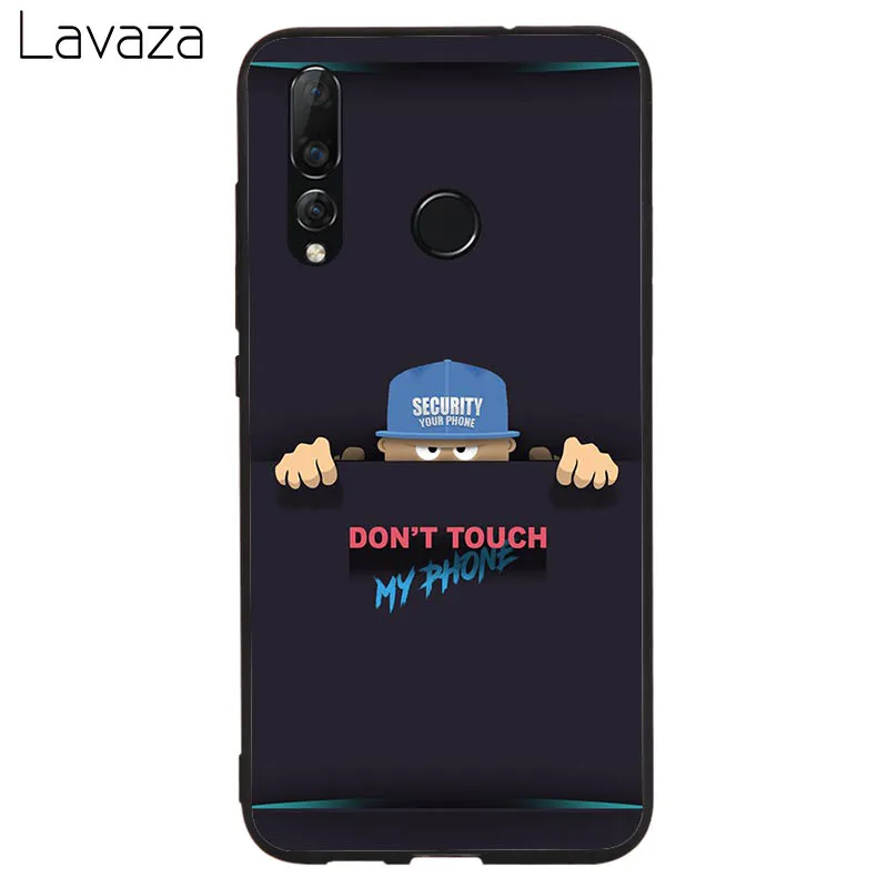 Мягкий чехол Lavaza Don't Touch My Phone для Huawei Honor 6 7A Pro 7C 8C 7 8X 8 9 10 lite Note10 |