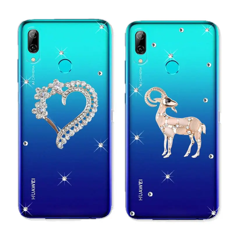 Роскошный блестящий чехол с кристаллами для Huawei P Smart Plus Nova 3i телефона 2019 |