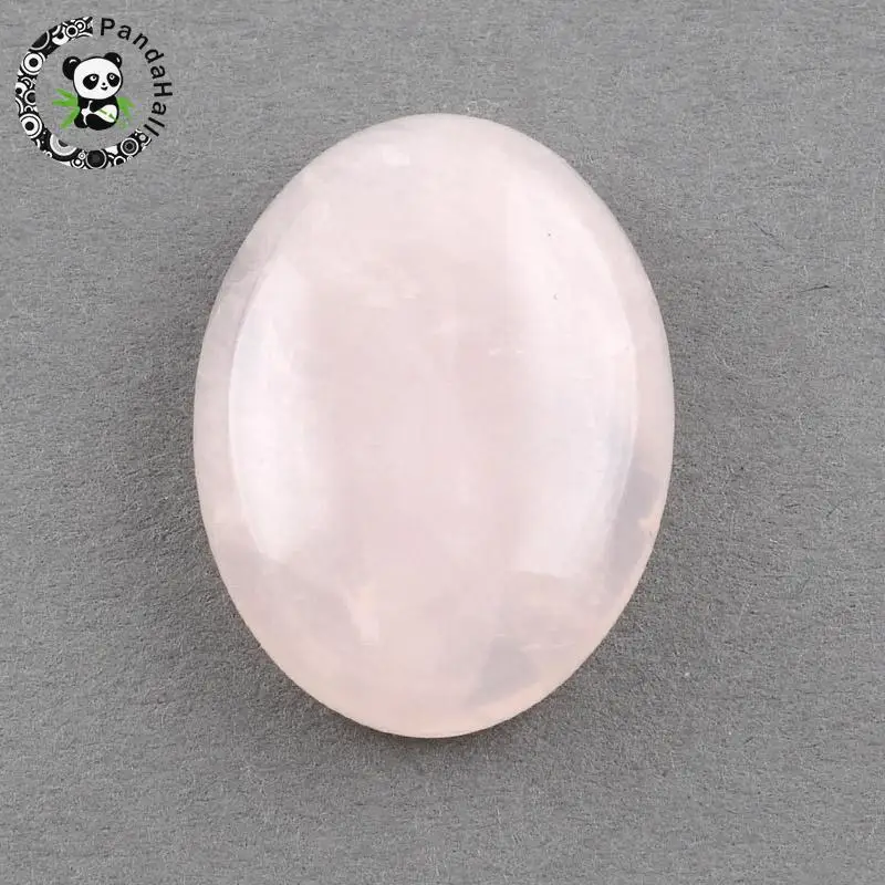 

oval rose quartz stone cabochons, 25x18x6~7mm