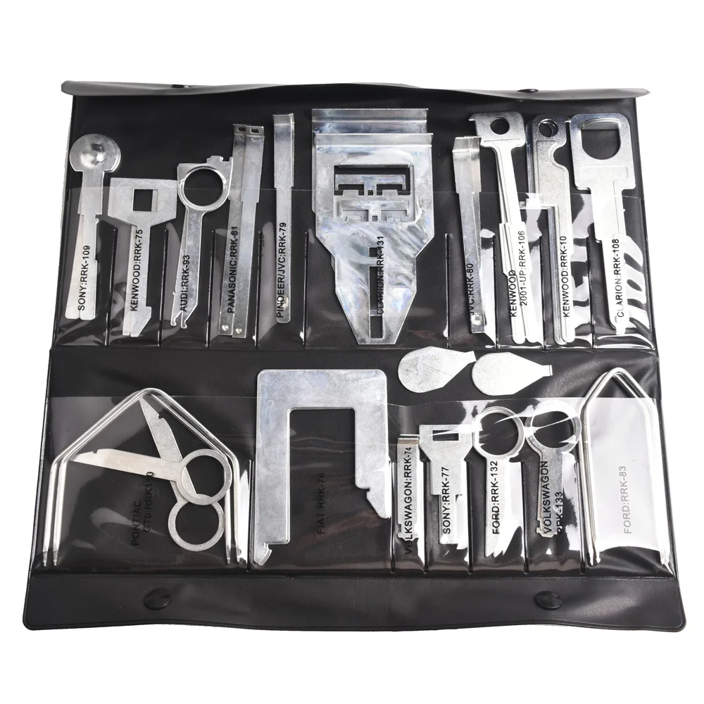 38 шт./лот инструменты для разборки автомагнитолы Mercedes Benz W163 W211 Audi A3 A4 Q5 Q7 DVD CD