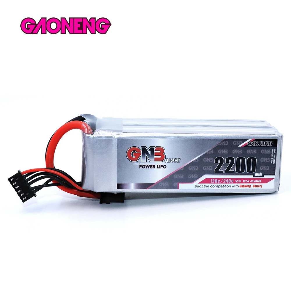 GAONENG GNB 14,8 V 2200mAh 120C 4S Lipo батарея XT60U-F Разъем для RC FPV гоночный Дрон