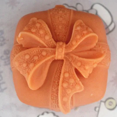 

PRZY Silicone Molds Soap Mold Bow-knot Silicone Soap Molds Silica Gel Die Moulds Candle Mould Handmade Aroma Stone Eco-friendly
