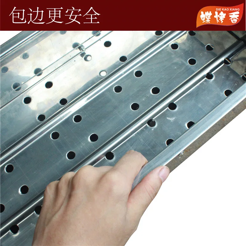 Портативный гриль для барбекю на угле из нержавеющей стали 32 дюйма|stainless steel charcoal