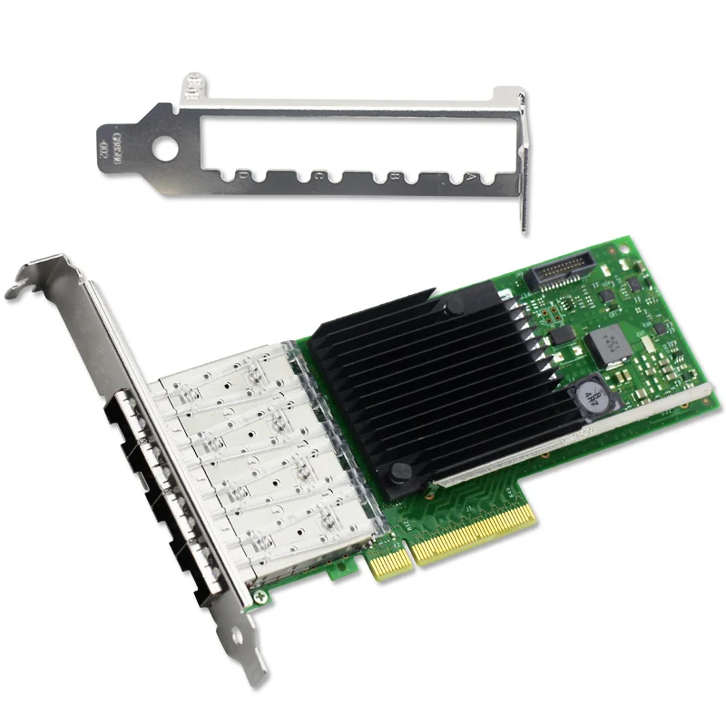 X710 DA4 4 портовый SFP + PCI E X8 LC 10 Гбит/с сетевая карта адаптера сервера Ethernet|network card|pci-e