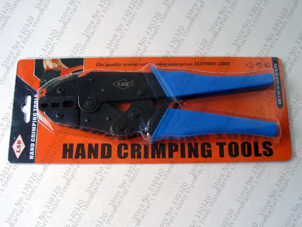 Hand crimping tool for wire-end sleeve 25-50mm2 cable ferrules crimping pliers 4-1AWG LS-2550EF images - 6