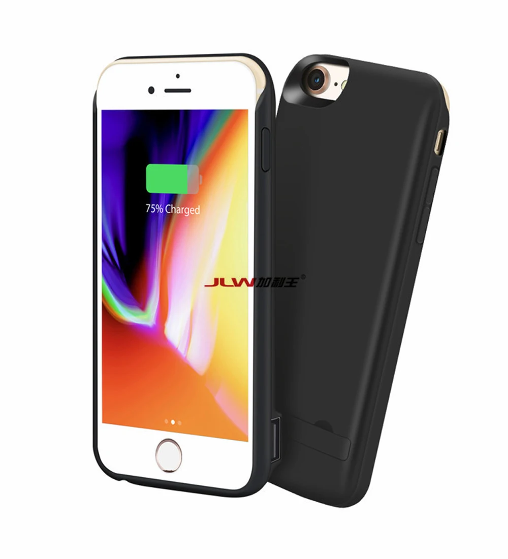 JLW 5500mAh зарядное устройство чехол для iPhone 8 7 6 переносной внешний аккумулятор клип