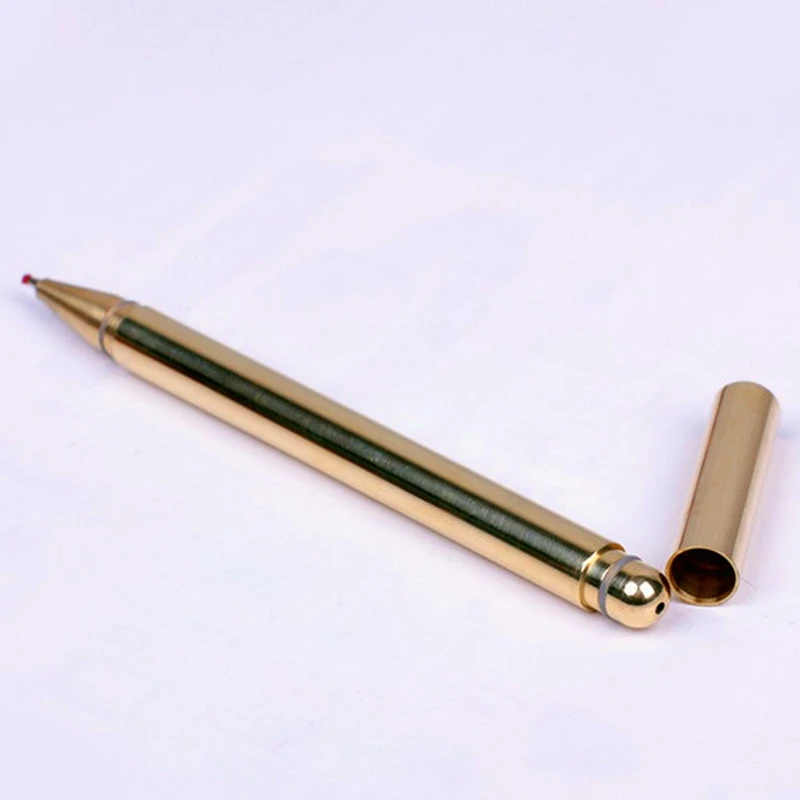 

Outdoor EDC Tactical Pen High Quality Defence Personal Self Defense Signing Pen Tool Multipurpose Brass Anti-skid Portable Mini