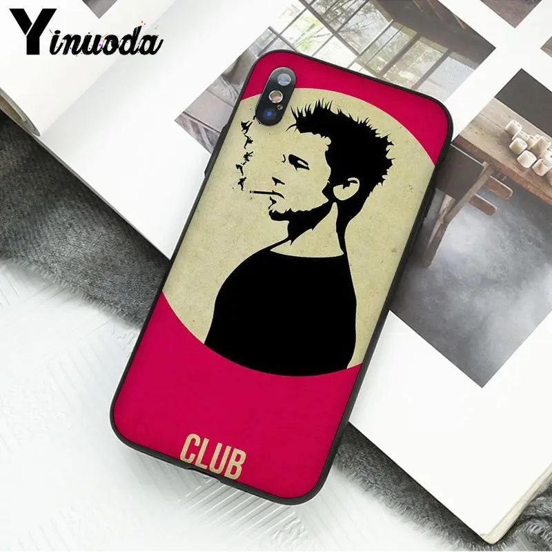 Yinuoda Fight Club movie популярный пользовательский ТПУ чехол для телефона Apple iPhone 8 7 6 6S Plus X XS MAX 5 5S SE XR сотовые телефоны