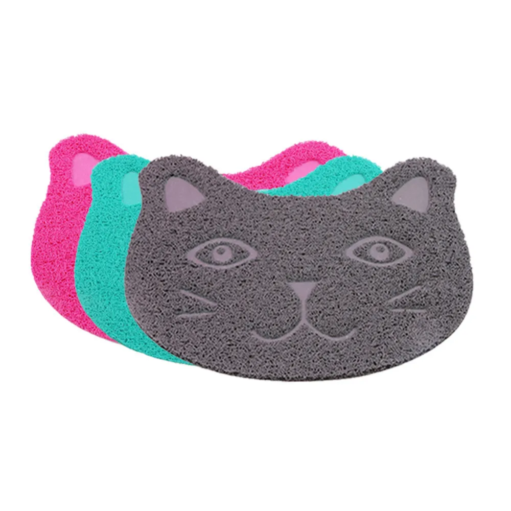 Коврик из ПВХ для кошек коврик кошачьего туалета подстилка ног наполнителя