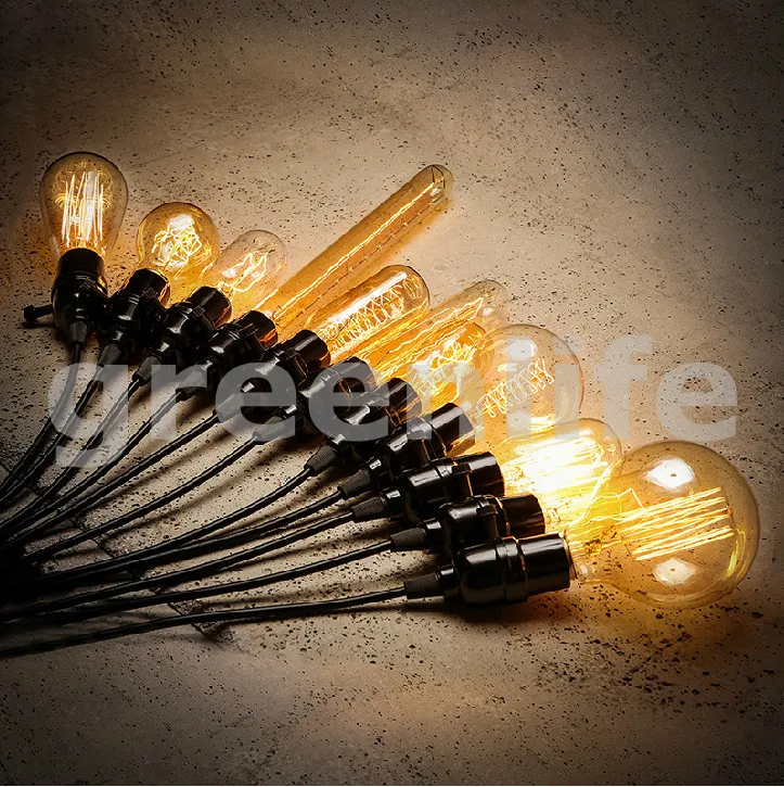 BT185 retro Incandescent Lighting fixture D30*H185 Edison bulbs Fixtures E27/110V-220V/40W lamp Bulbs lustres | Лампы и освещение