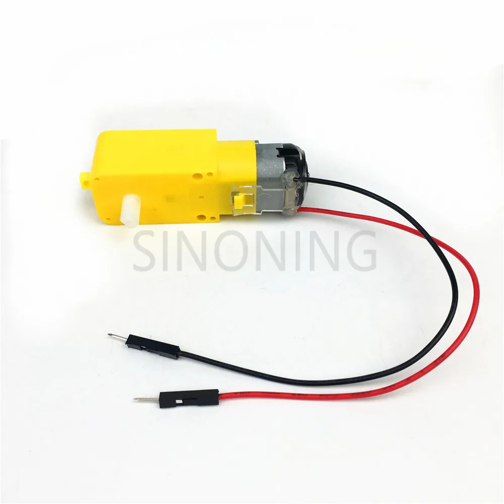 10pcs TT DC gear motor with 15cm DuPont line male for DIY smart car STEM | Игрушки и хобби