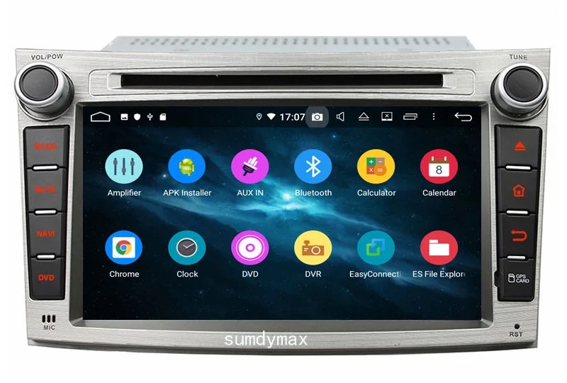 Автомобильный мультимедийный dvd плеер Восьмиядерный 4 Гб ОЗУ 64 ПЗУ px5 android 10 с gps