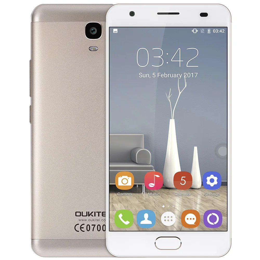 OUKITEL K6000 плюс 6080 mAh смартфон 5 'ɴG Android 7 0 MTK6750T Octa Core 1 GHz 4 GB + 64 8.0MP 16.0MP Touch TD