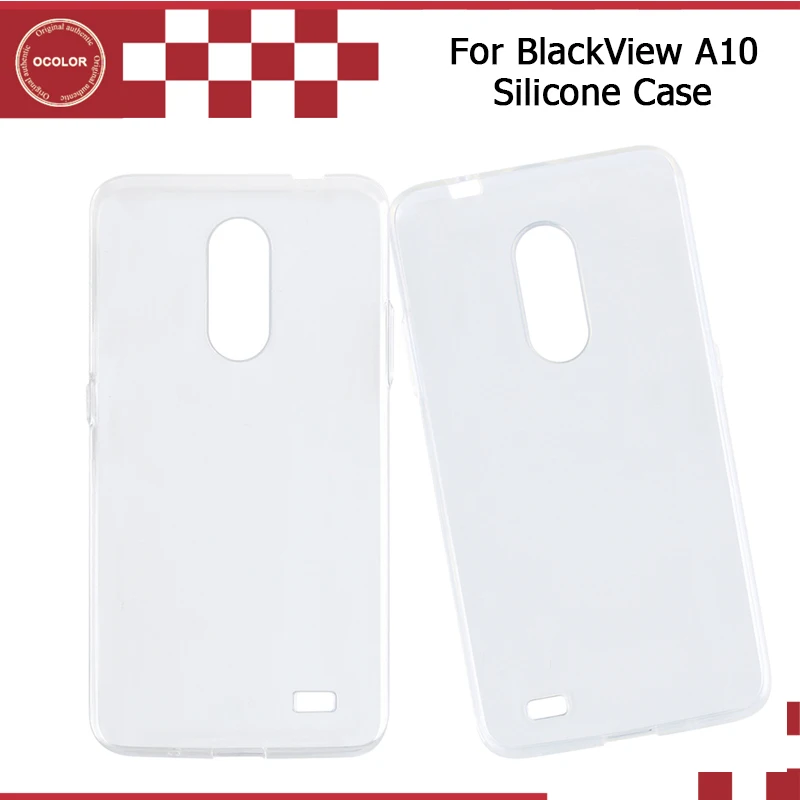 Силиконовый чехол ocolor для BlackView A10 защитный мягкий из ТПУ аксессуары смартфонов |