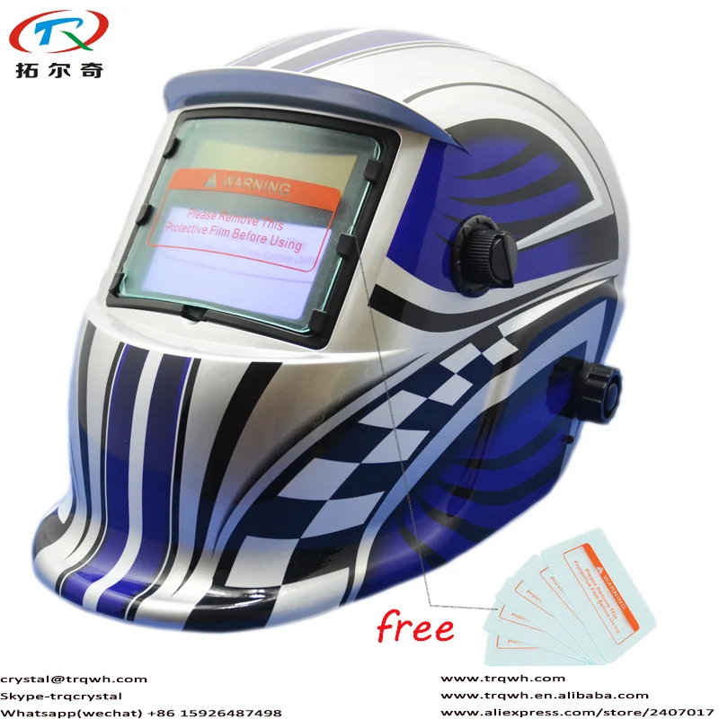 Легкий сварочный шлем Mig с автозатемнением заполняющие линзы долговечная тушь