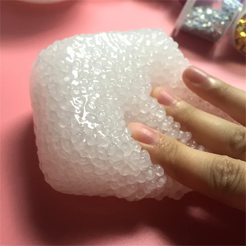 DIY пластиковые бусины для рисовой грязи LLDPE Песочная жемчужная пряжа гранулы