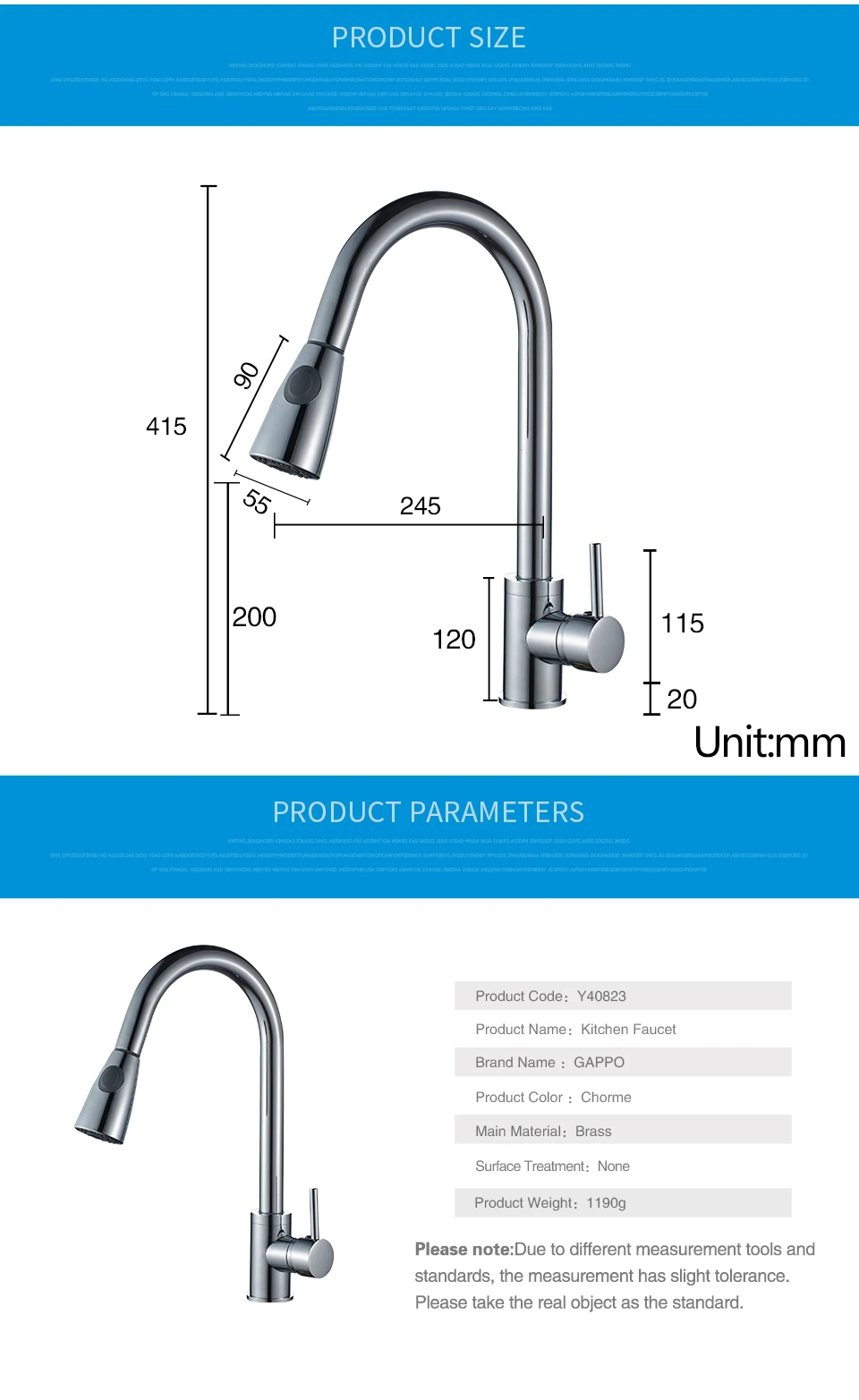 Gappo kitchen Faucets pull out water mixer rotatable kitchen water sink mixer tap flexible faucet kitchen armatur