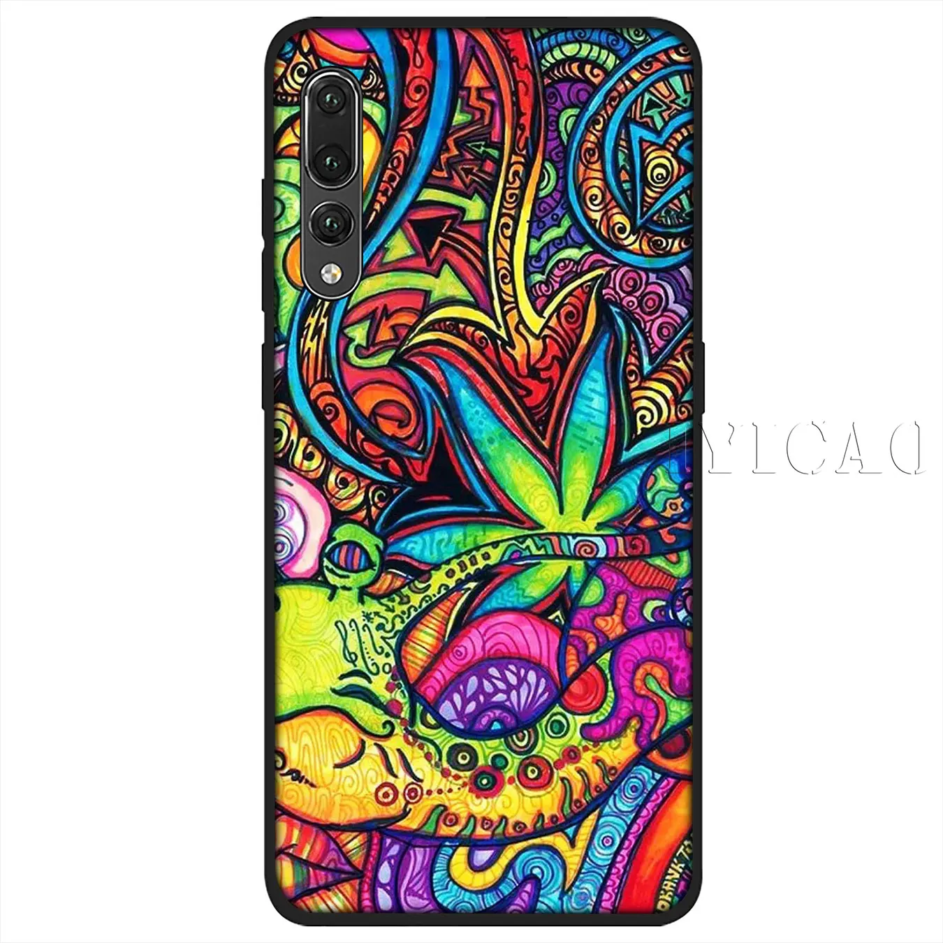 IYICAO красочный Психоделическое искусство Мягкий силиконовый чехол для huawei P30 P20 Pro