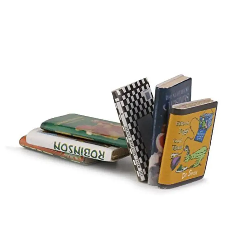 Dongzhur кукольный домик 1:12 аксессуары мини игрушка Miniaturas Миниатюрный Кукольный дом мебели деревянные книги 6 шт./компл
