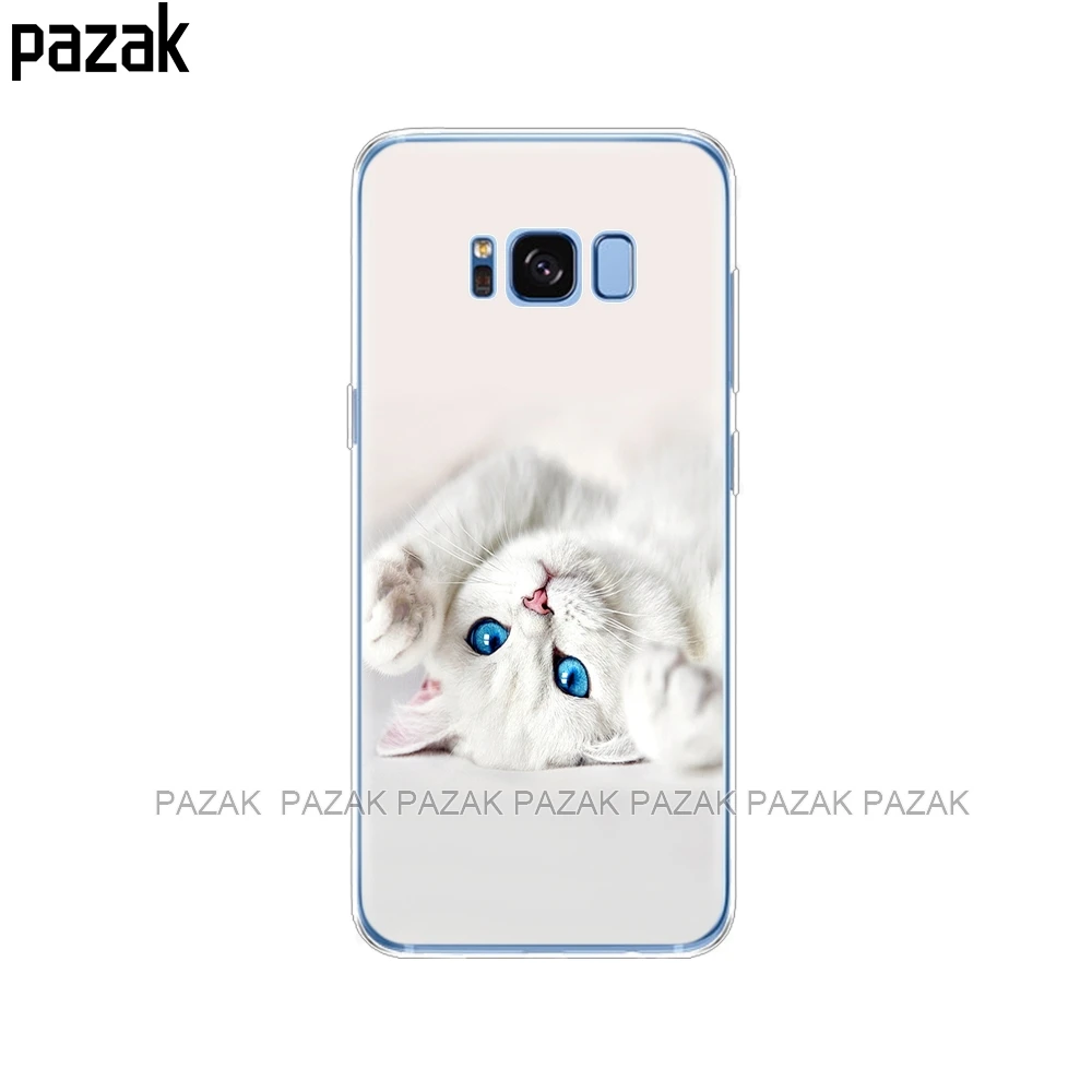 Силиконовый чехол для телефона для samsung Galaxy S8/S8 PLUS, чехол для samsung S8/S8 plus, чехол для телефона из мягкого ТПУ - Цвет: 34290