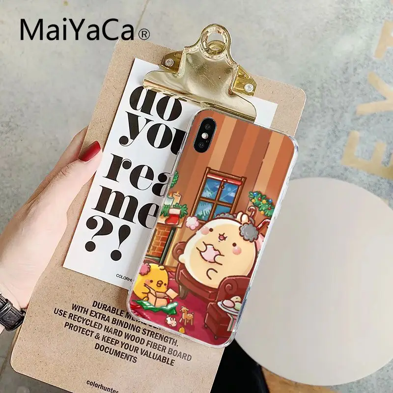 Милый чехол Maiyaca для iPhone X XS MAX 6 6s 7 7plus 8 8Plus 5 5S SE XR|Чехлы-накладки| |