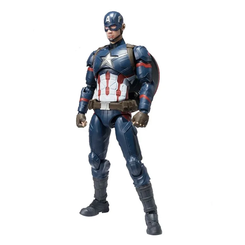 Фигурки героев Marvel 15 см Капитан Америка 3 гражданская война Мстители игрушки ПВХ