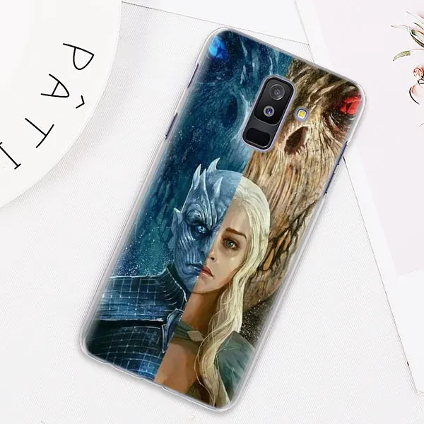 08 Чехол для телефона с изображением игры трона для samsung Galaxy J4 J6 Plus J3 J7 J8 C2 Core J5 J7 Prime, Жесткий Чехол из поликарбоната - Цвет: 08