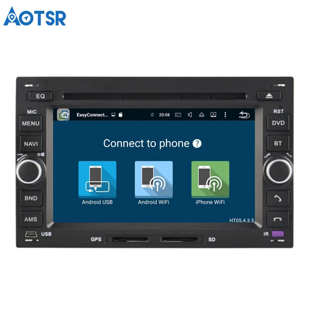 Aotsr Android 7 1 автомобильный стерео GPS навигатор DVD видео плеер для VW PASSAT B5/GOLF
