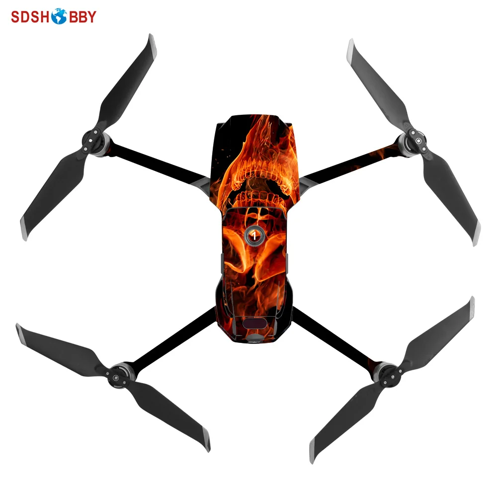 Sunnylife Waterproof PVC Stickers Skin Decals for DJI MAVIC 2 PRO &amp ZOOM Drone Remote Controller Battery | Игрушки и хобби