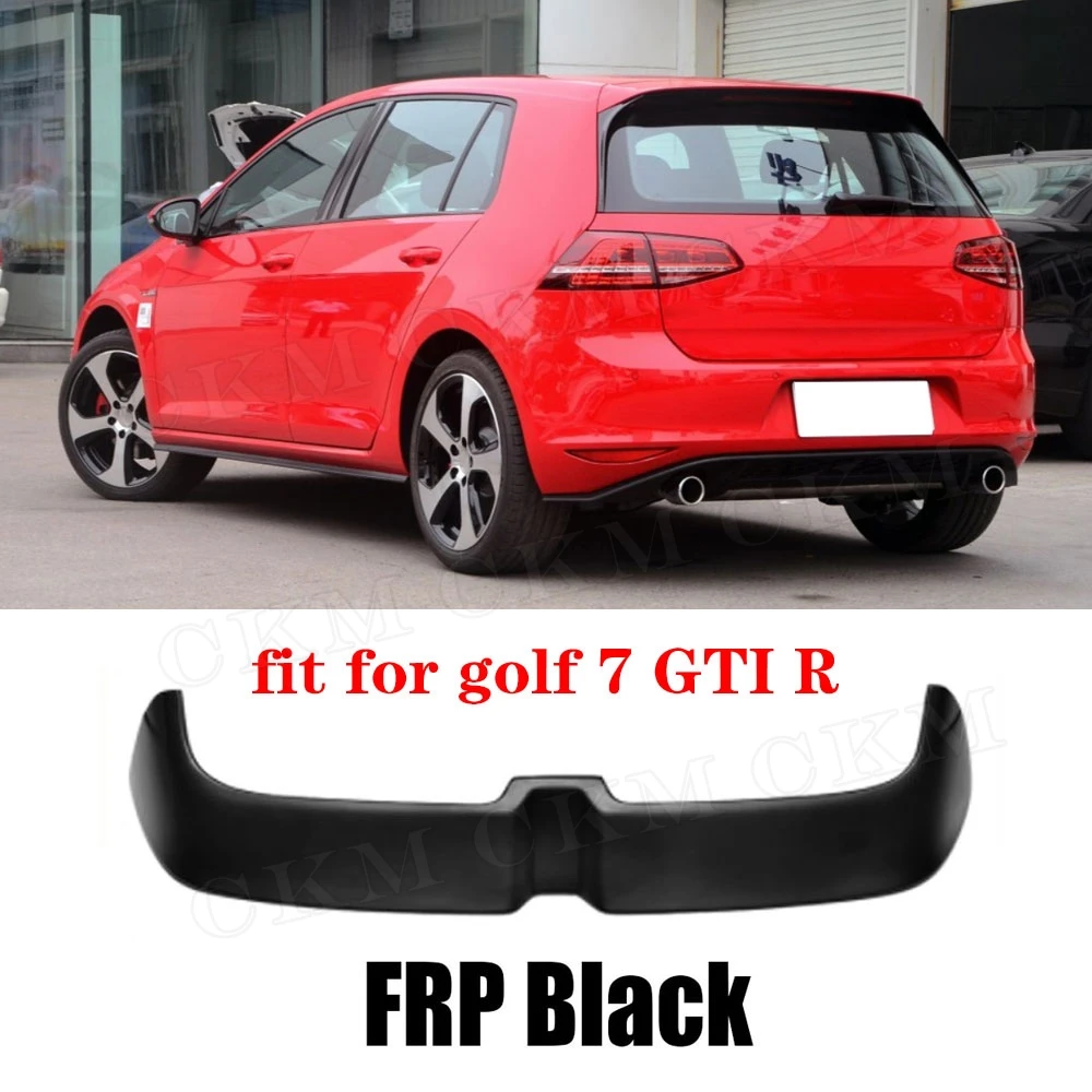 GTI R FRP Для игры в гольф, MK7 углеродного волокна задний спойлер Отделка багажника крылья для Volkswagen VW Golf 7 VII МК 7 GTI R- O Стиль - Цвет: GTI R FRP