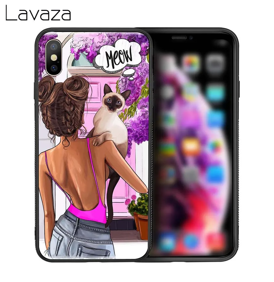 Lavaza/Модный мягкий чехол из ТПУ для Apple iPhone 6 6S 7 8 Plus 5 5S SE X XS MAX XR | Мобильные телефоны