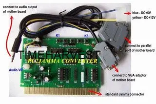 2 шт PC to jamma конвертер Jamma Конвертация настольного компьютера в аркадную игровую