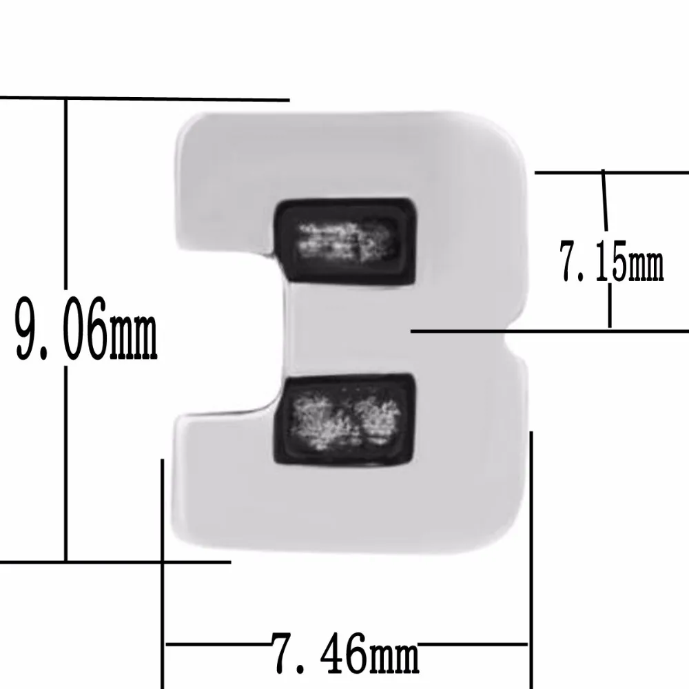 Слайд шарм Бесплатная доставка номер 3 три резные посеребренные бусины шармы