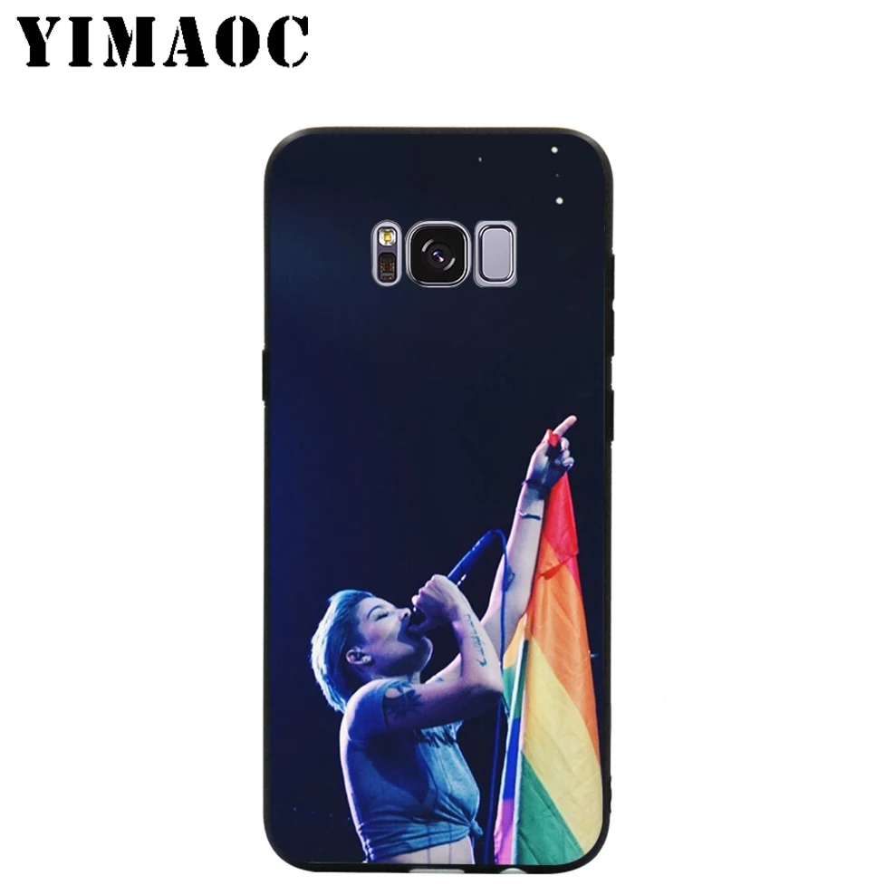 Мягкий чехол YIMAOC Halsey Bad Girl для Samsung Galaxy S10 S10e S9 S8 A6 Plus S7 S6 Edge A7 A5 A3 J6 Note 9 8 |