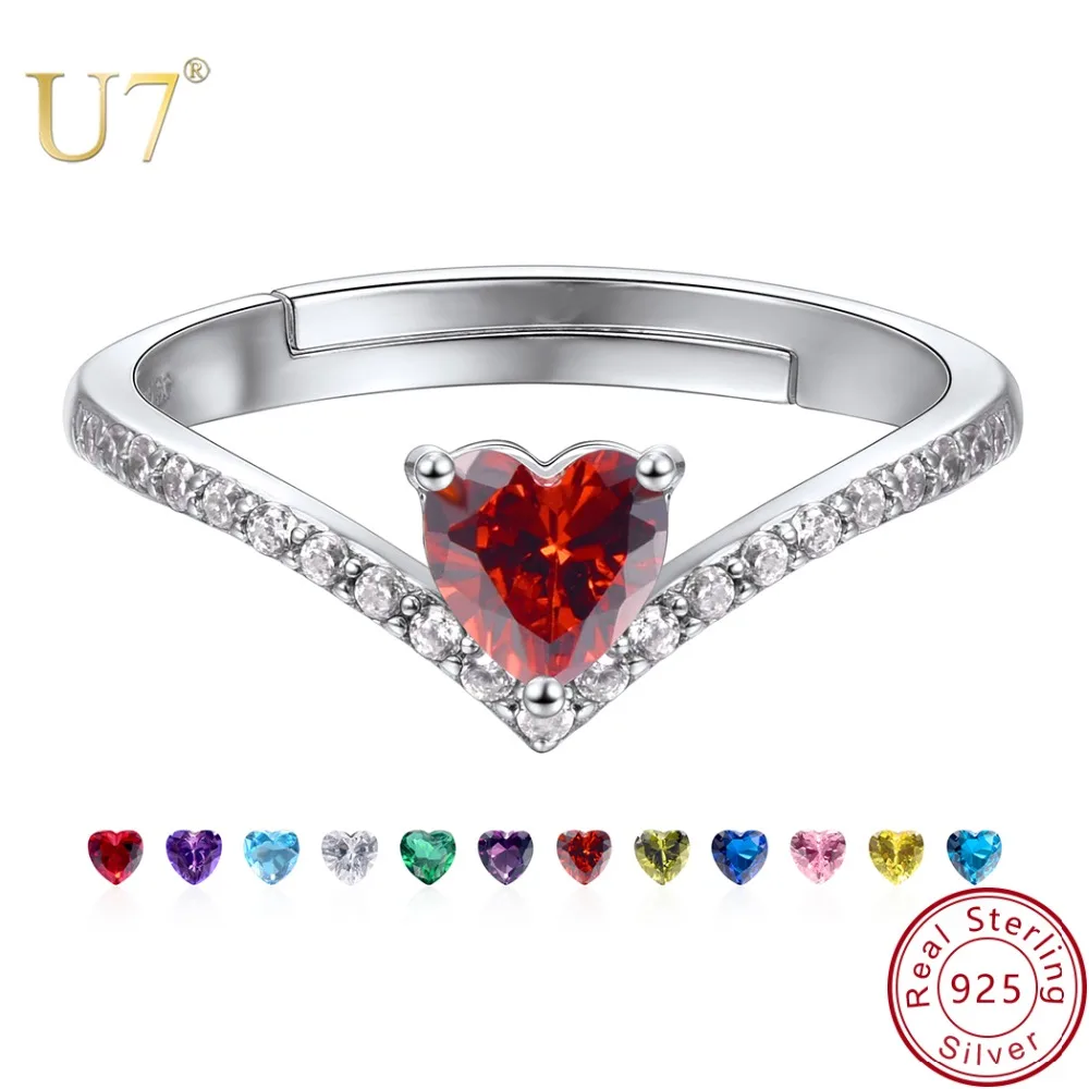 Кольцо женское из серебра 925 пробы с красным фианитом|Кольца| |