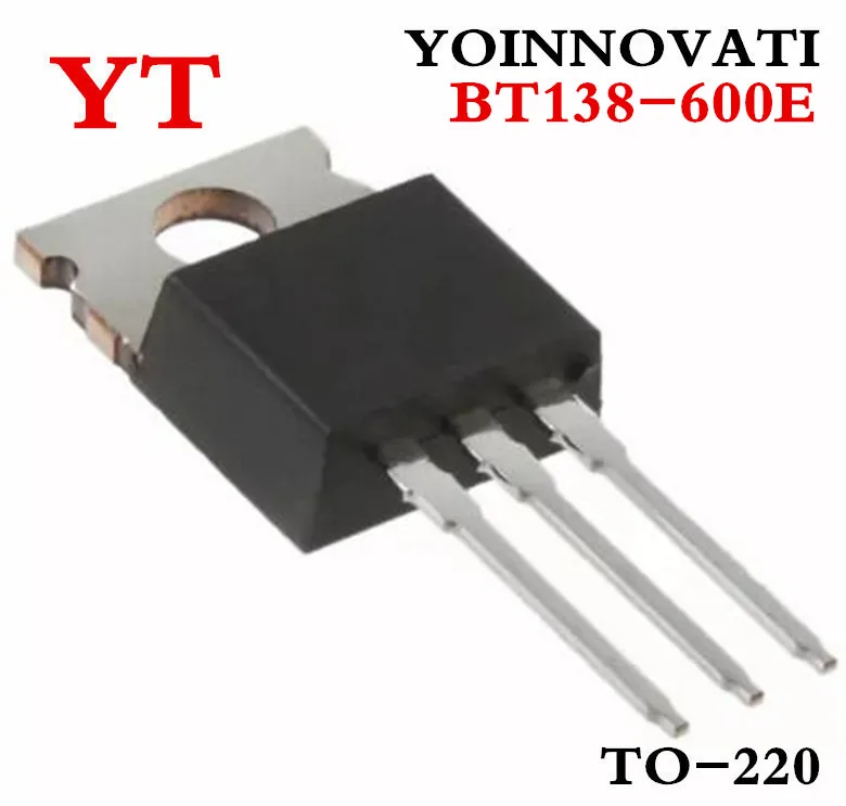 10 шт./лот BT138-600E BT138 TRIAC SENS GATE 600V 12A TO-220 IC лучшее качество | Электронные компоненты и