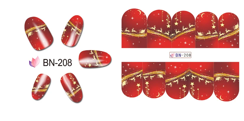 12 упаковок наклейки для ногтей|nail sticker|nail sticker christmaslot nail art |