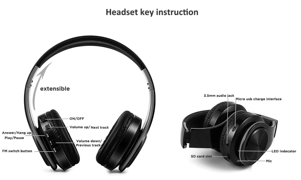 Подарок для мужчин, золотые беспроводные наушники, Bluetooth наушники, стерео гарнитура со встроенным микрофоном с разъемом 3,5 мм для Xiaomi samsung IPHONE