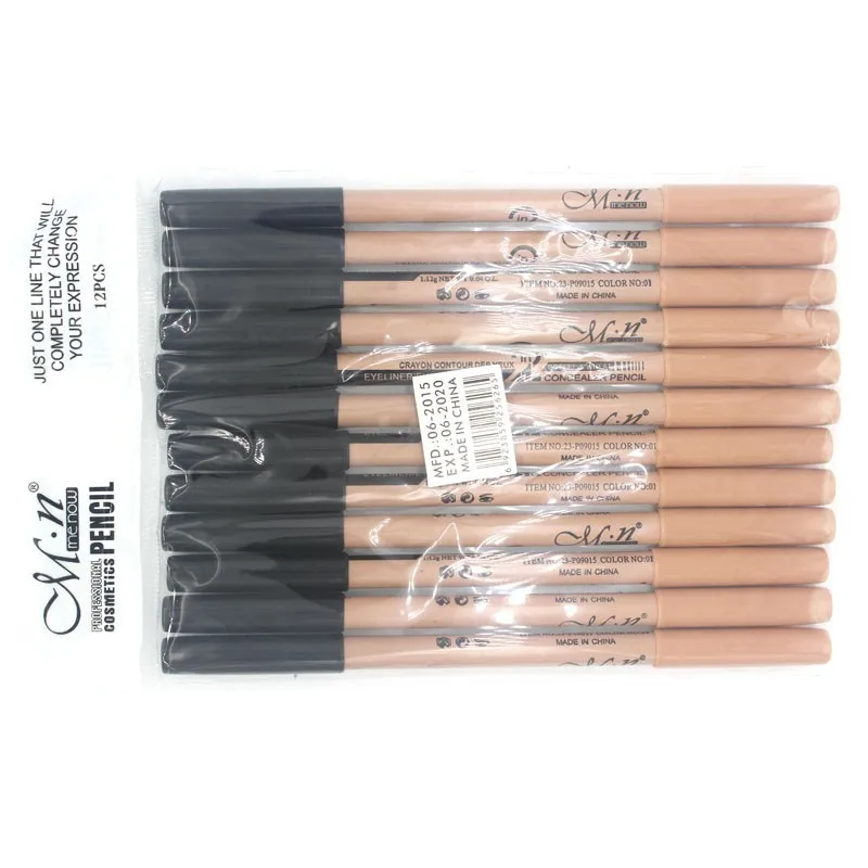 2 в 1 карандаш для макияжа Menow P09015 12 шт./лот|eyebrow pencil|eyebrows cosmeticspencil eyebrow |