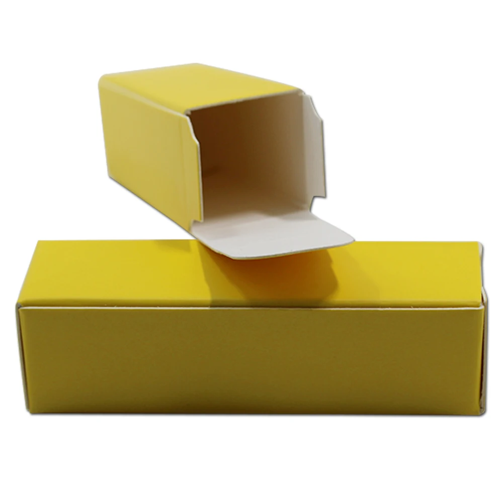 100 шт./лот красочная крафт бумага подарок для помады картонные упаковочные