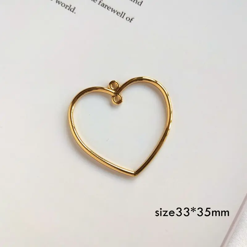 8 шт. Сплав Геометрия DIY серьги ювелирные аксессуары двойное отверстие кулон
