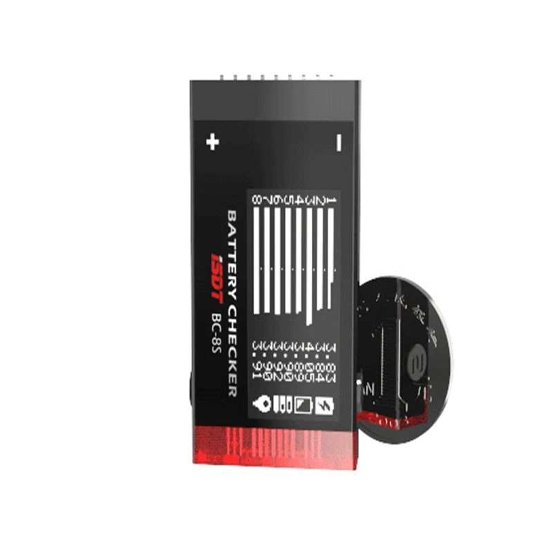 Оригинальный isdt bc 8s Батарея детектор с двумя 85db зуммер для lipo lihv жизнь Liion