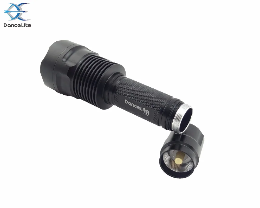 Мощный DanceLite C12 XP L Hi V3 1800LM 1 MODE (вкл/выкл) Светодиодный фонарь для охоты тактический