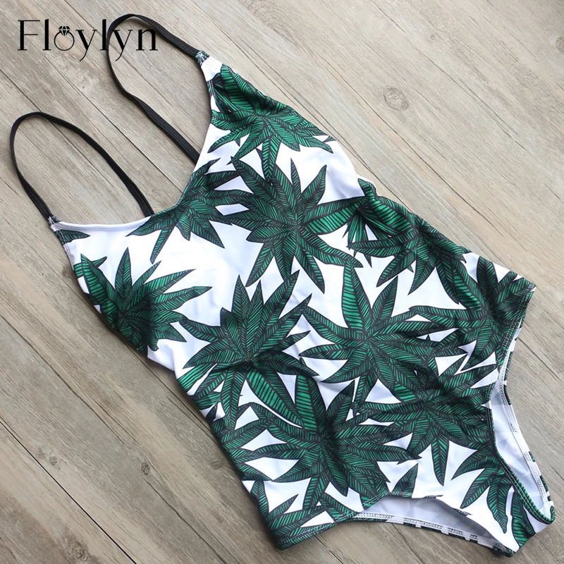 Новый сексуальный женский цельный купальник FLOYLYN бандажная пляжная одежда