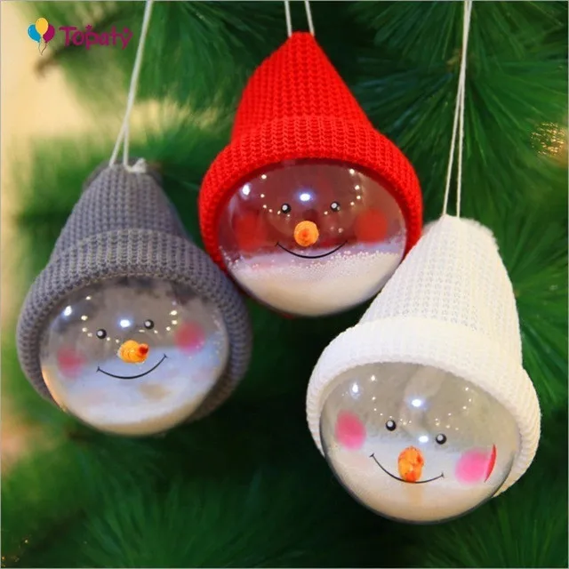 3 шт, рождественские детские игрушки висит дерево шар украшения Xmas садовый декор Новогоднее украшение Ornements de noel Q3