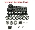 Henglong 38893889-1 116 Немецкий Leopard 2 A6 RC Tank обновленные детали стальной редуктор с моторомметаллической гусеницейнабор металлических колес