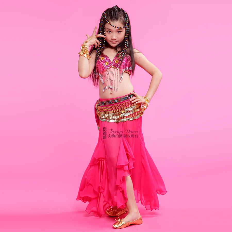 

Costumes For Dance Belly 3piece(Bra+Dress+Waist Chain) Flamenco Dresses Red/Rose/Yellow Online Shopping India Free Shipping