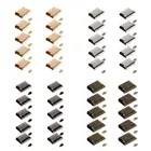 Лидер продаж, новинка, 10 шт., металлические зажимы на молнии сделай сам для кожаного ремесла, фиксаторы для фиксации хвоста, инструмент с винтами