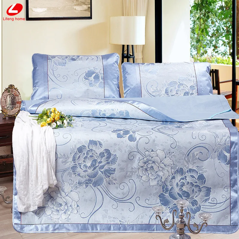 Летнее постельное белье 3 шт./компл. набор простыней жаккардовый цветной летний