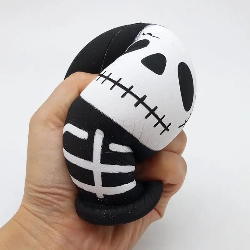 Новое поступление Детские медленный отскок игрушки Pinch Мягкий Череп забавные отпугивания Хэллоуин PU уменьшить успокоительное творческий